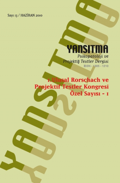 THE FIRST NATIONAL CONGRESS OF RORSCHACH AND PROJECTIVE TESTS SPECIAL ISSUE - I