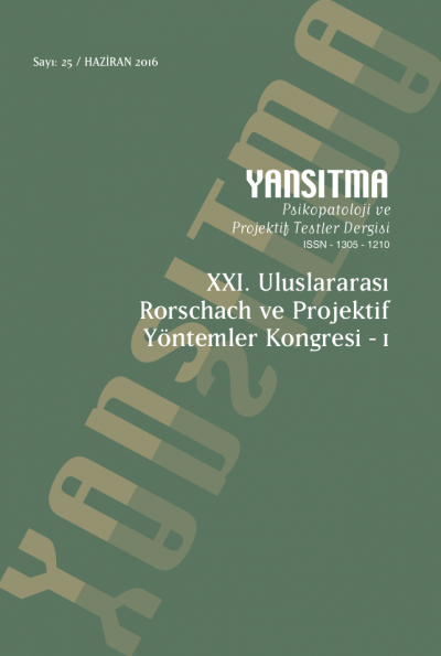 XXI. INTERNATIONAL CONGRESS OF RORSCHACH AND PROJECTIVE METHODS - 1